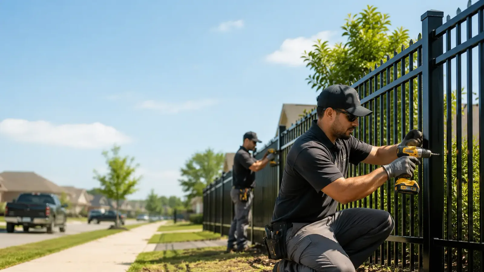 Metal Fence Installation in Waukau, WI